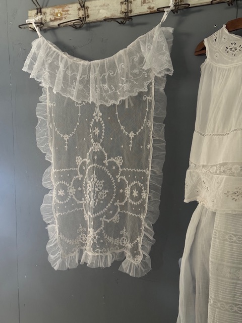 チュールカフェカーテン A-006 新入荷アイテム/ホームファブリック フランスアンティーク Sold out