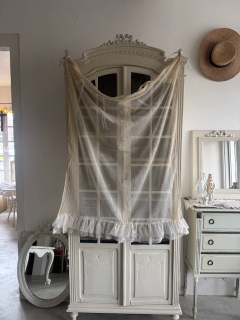 チュールカーテン A-021B ホームファブリック/新入荷アイテム フランスアンティーク Sold out