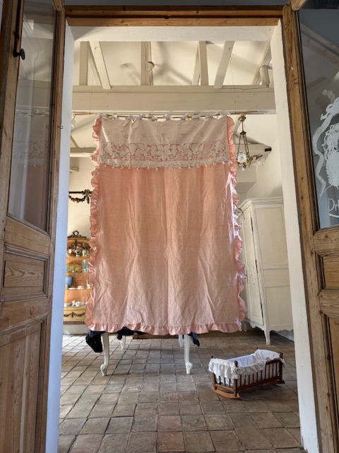 ぶどうモチーフカーテン A-025 新入荷アイテム/ホームファブリック フランスアンティーク Sold out