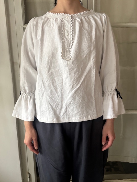アンティークリネントップス DI-117J 新入荷アイテム/ファッション フランスアンティーク Sold out