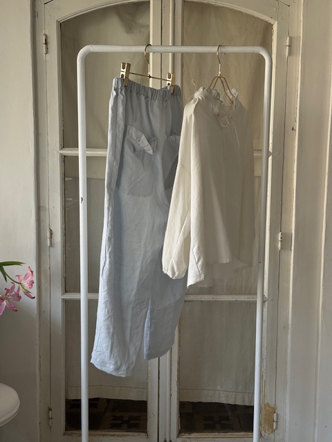 エミリーさんのリネンパンツ EMLIE-DI-115M 新入荷アイテム/ファッション フランスアンティーク Sold out
