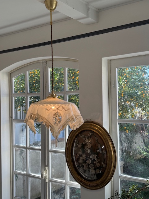 ペンダントライトカバー I-377 新入荷アイテム/ホームファブリック フランスアンティーク Sold out