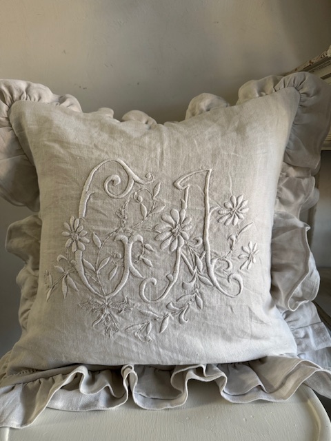 クッションカバー I-383 新入荷アイテム/ホームファブリック フランスアンティーク Sold out