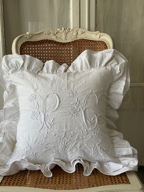 クッションカバー I-392 新入荷アイテム/ホームファブリック フランスアンティーク Sold out