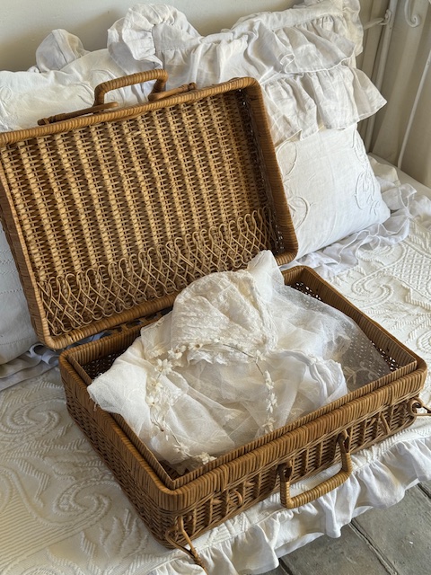 ピクニックバスケット J-318 新入荷アイテム/インテリア雑貨 フランスアンティーク Sold out