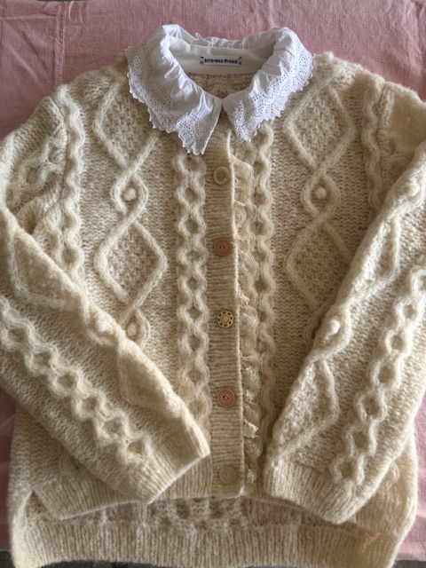 手編みセーター KNT-54W 新入荷アイテム/ファッション フランスアンティーク Sold out