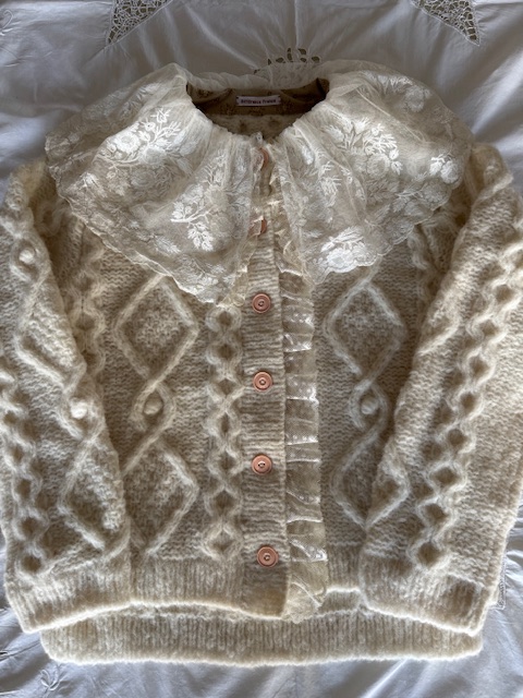 手編みセーター KNT-54WC 新入荷アイテム/ファッション フランスアンティーク Sold out