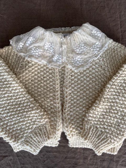 手編みカーディガン KNT-55GD 新入荷アイテム/ファッション フランスアンティーク Sold out