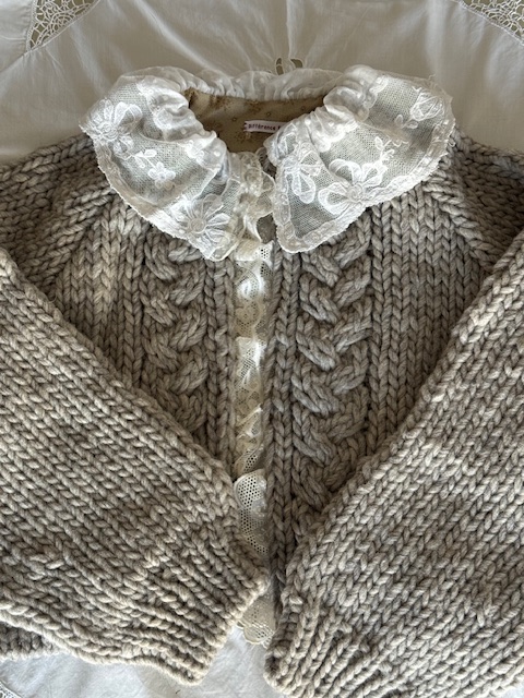 手編みカーディガン KNT-56WF 新入荷アイテム/ファッション フランスアンティーク Sold out