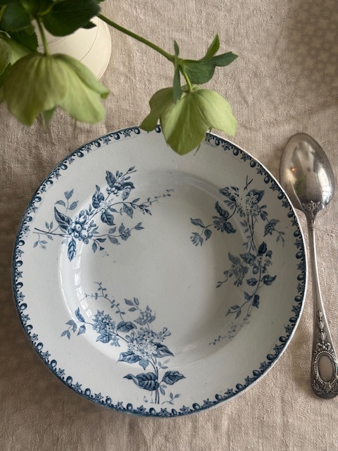 スーププレート U-179BB 新入荷アイテム/キッチン雑貨 フランスアンティーク 4,200円(税込み4,620円)