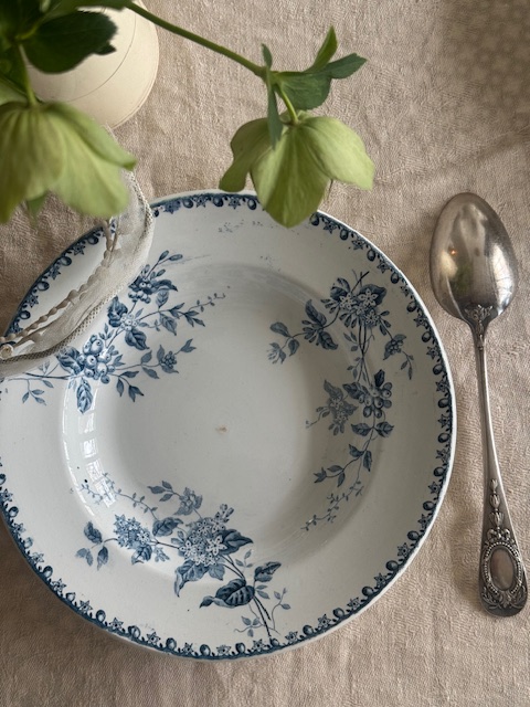 スーププレート U-179BC キッチン雑貨/新入荷アイテム フランスアンティーク 4,200円(税込み4,620円)