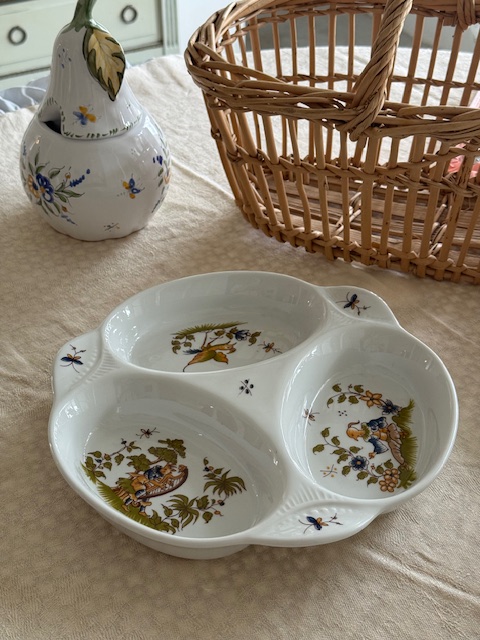 ポーセリンディッシュ V-139A 新入荷アイテム/キッチン雑貨 フランスアンティーク 5,900円（税込み6,490円）