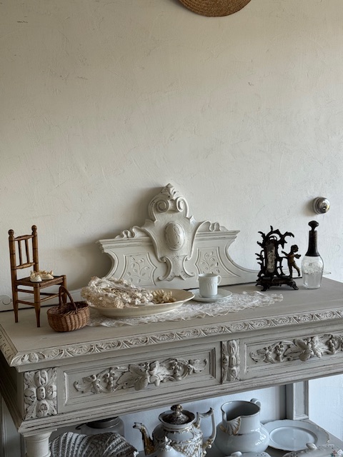 ヘッド装飾 V-187B 新入荷アイテム/小型家具 フランスアンティーク 29,800円（税込み32,780円）