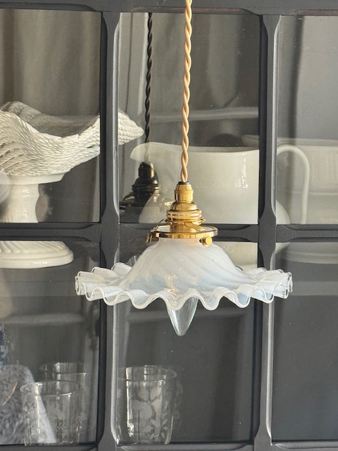 オパリーヌペンダントランプ V-243A 照明/新入荷アイテム フランスアンティーク Sold out