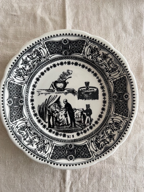 ジアンプレート V-254E 新入荷アイテム/キッチン雑貨 フランスアンティーク 5,900円(税込み6,490円)