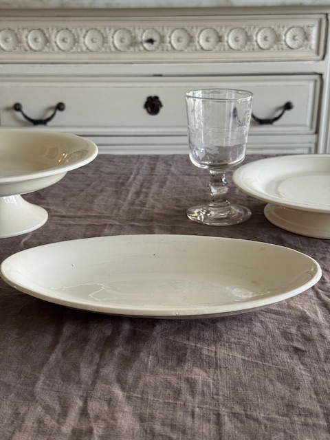 オーバルプレート V-276C 新入荷アイテム/キッチン雑貨 フランスアンティーク 5,900円(税込み6,490円)