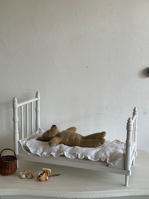 ドール用ベッド V-328 新入荷アイテム/小型家具 フランスアンティーク Sold out