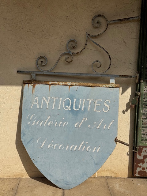 アイアンパネル看板 V-500 新入荷アイテム/ガーデン/門扉 フランスアンティーク Sold out