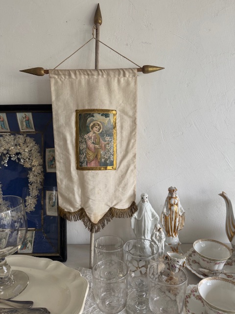 聖画バナー V-75 新入荷アイテム/インテリア雑貨 フランスアンティーク Sold out